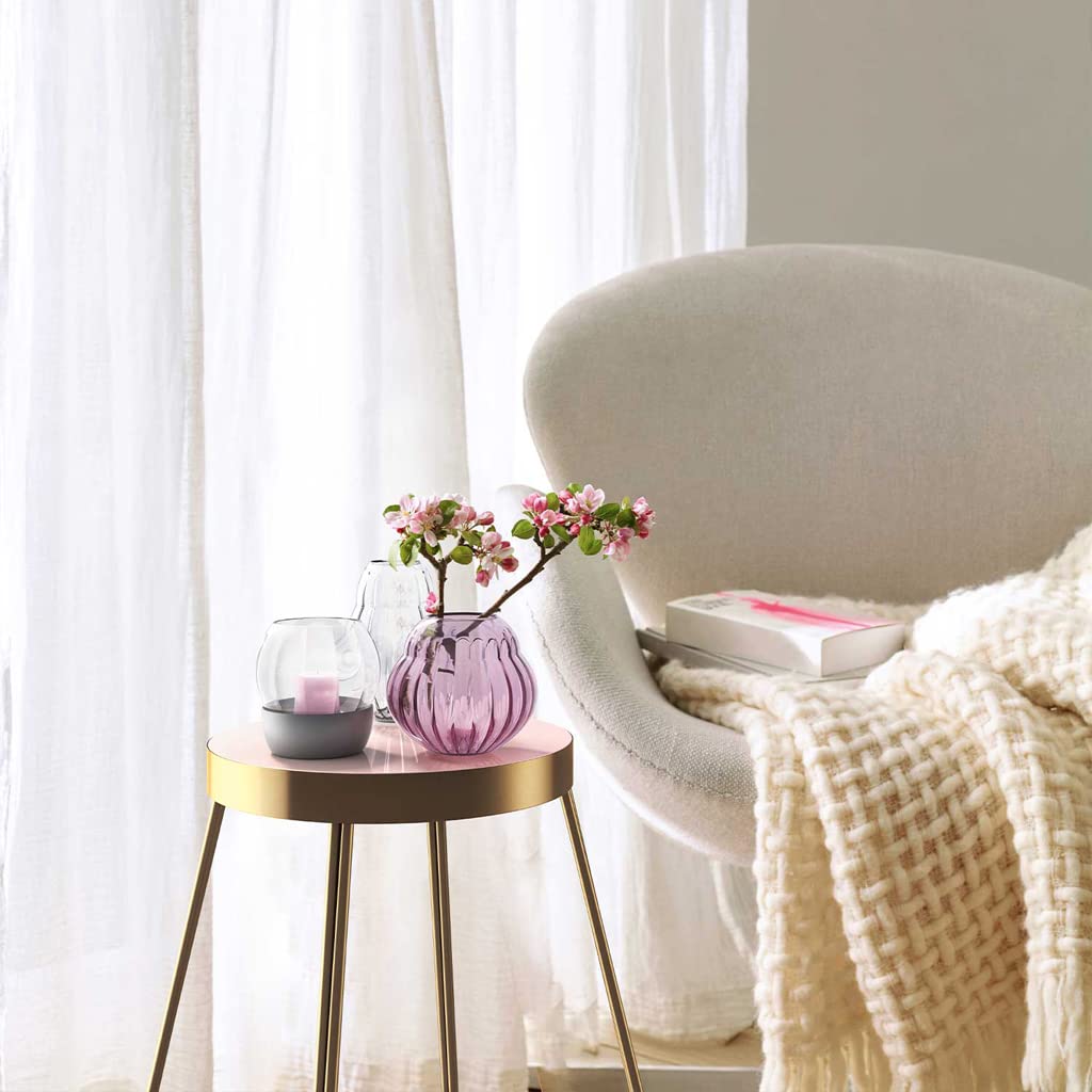 Villeroy & Boch - Rose Garden Home hurricane lamp, 155 mm, crystal glass/concrete, Grey, 15,5 cm - Image 3