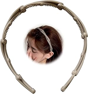 カチューシャ 痛くない 髪留め ヘアーバンド へあばんど カチューシャ レディース 旅行可伸縮折りたたみフリンジ 女性用洗顔用歯付き滑り止め髪留め ヘアバンド 収納に便利