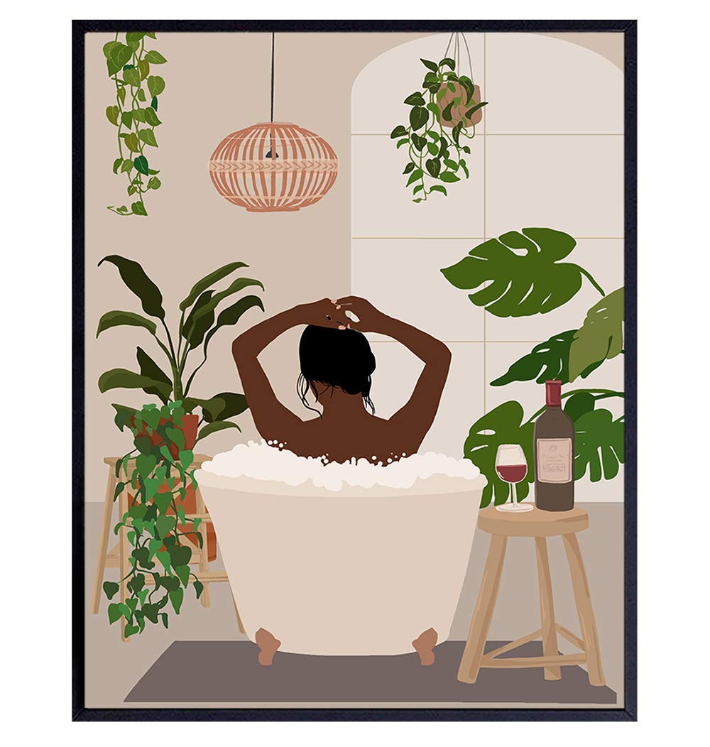 African American Woman Bathroom Decor African American