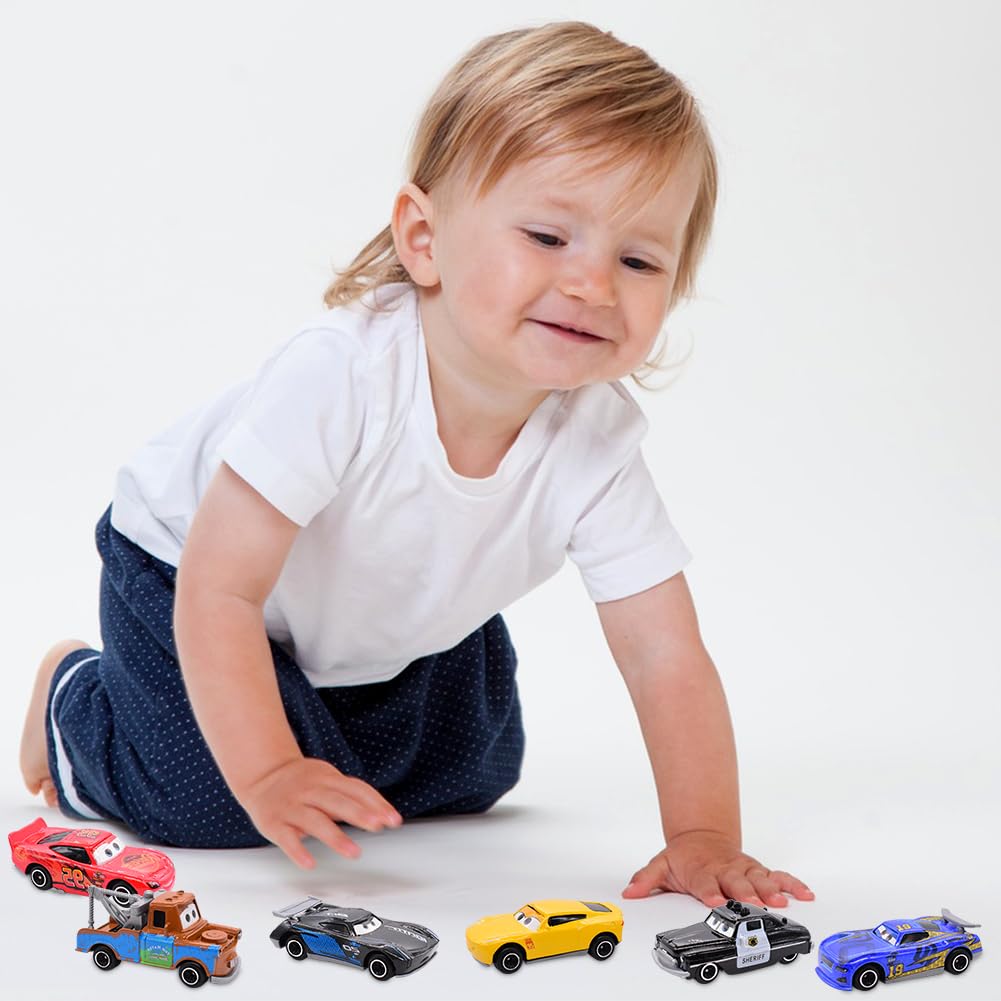 6-teiliges Spielzeugauto-Set – Trägheitsautos Für Kinder, 7 Cm Groß, Perfekt Für Rollenspiele & Geschenke