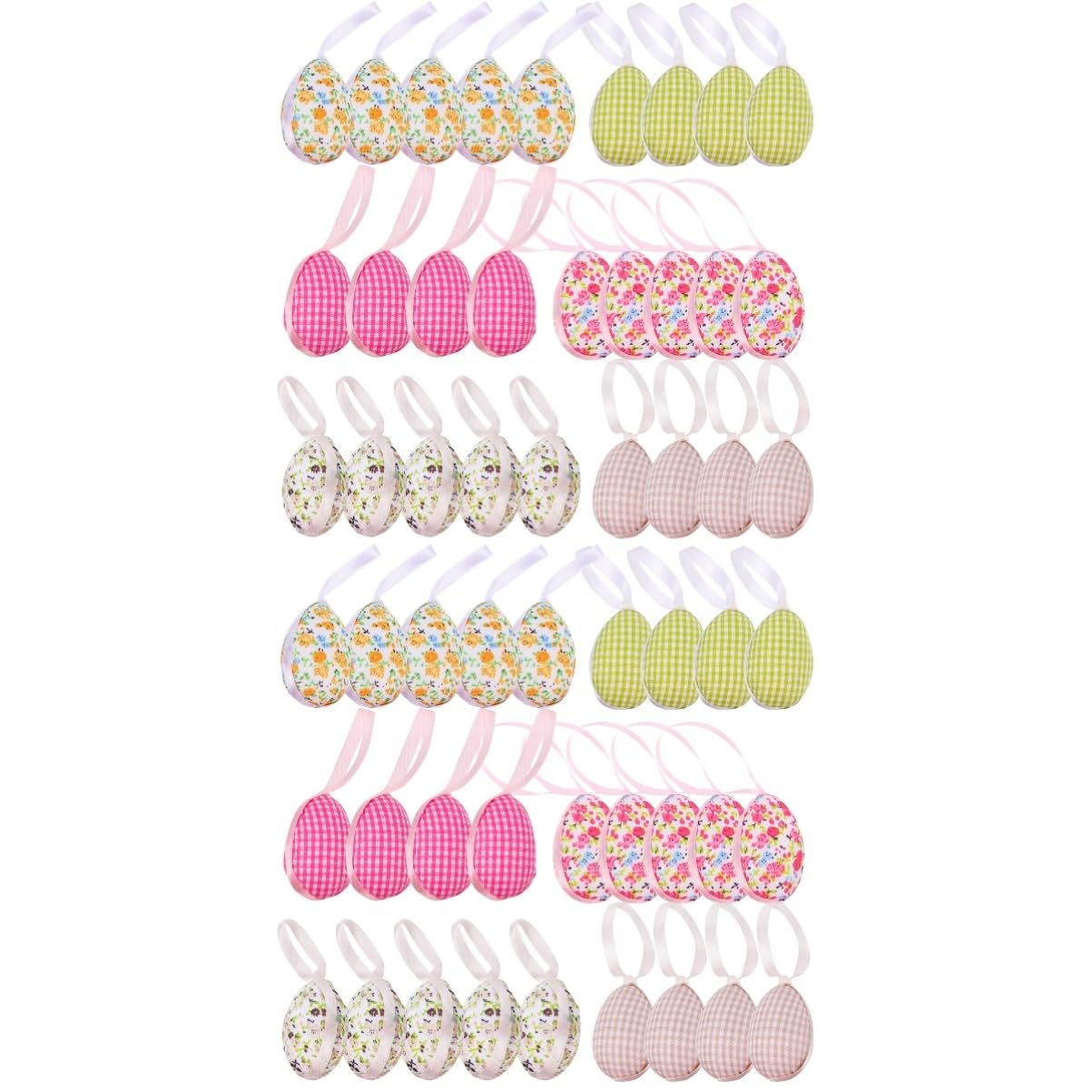 Cabilock 2 Set Uova Di Pasqua Uova Colorate Appese Maculate Finte Ornamento Per La Festa Di Pasqua Decorazione Per Di Artigianato Con Di 27 pezzi * 2
