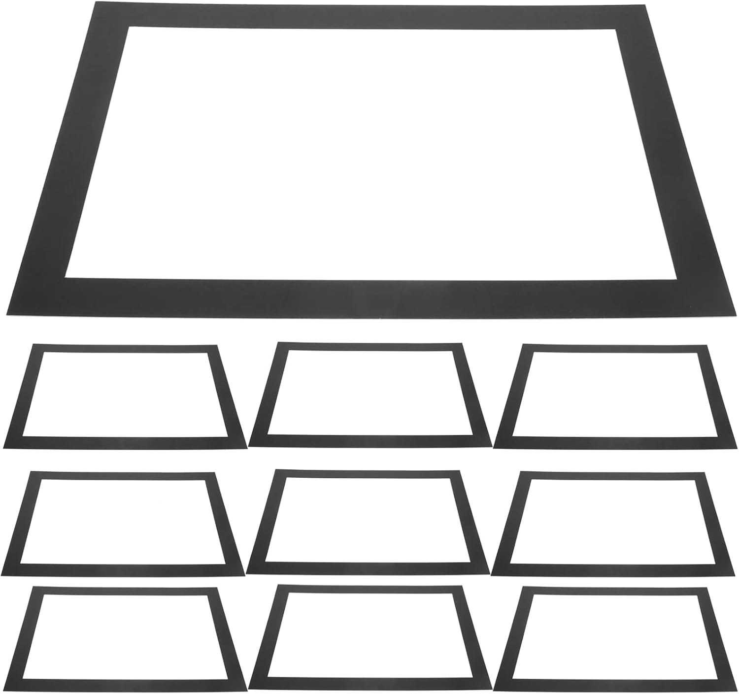 SUPVOX 10pcs Photo Frame Lining Cardstock Photo Frame Precut Mat Ornament Photo