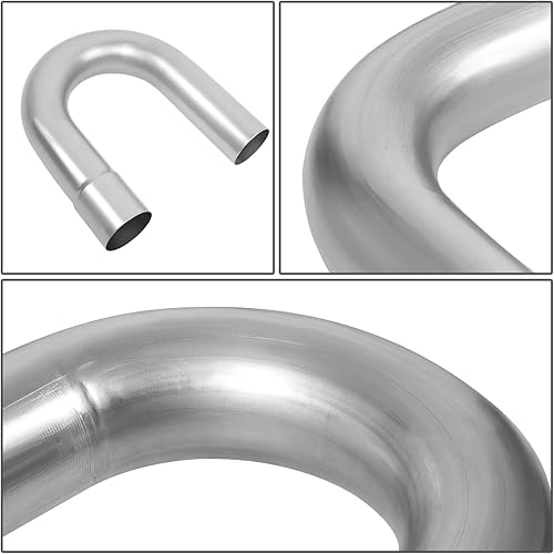 Miniatura 9 de DNA MOTORING ZTL-25SS-8P 8 piezas de 2.5 pulgadas de acero inoxidable DIY tubo de escape personalizado mandril doblado tubo recto y U-Bend Kit,
