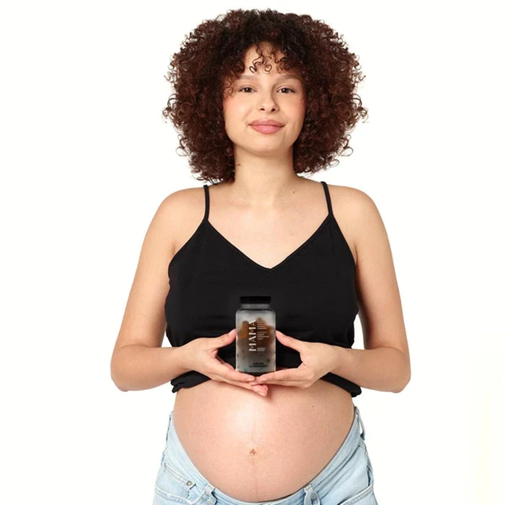 Mama - Complément Alimentaire Cheveux pour Femmes Enceintes et Allaitantes - Accélère la Pousse des Cheveux - Gummies Vegan - Avec Vitamine B8, Vitamine C et Vitamine D - 60 Gummies