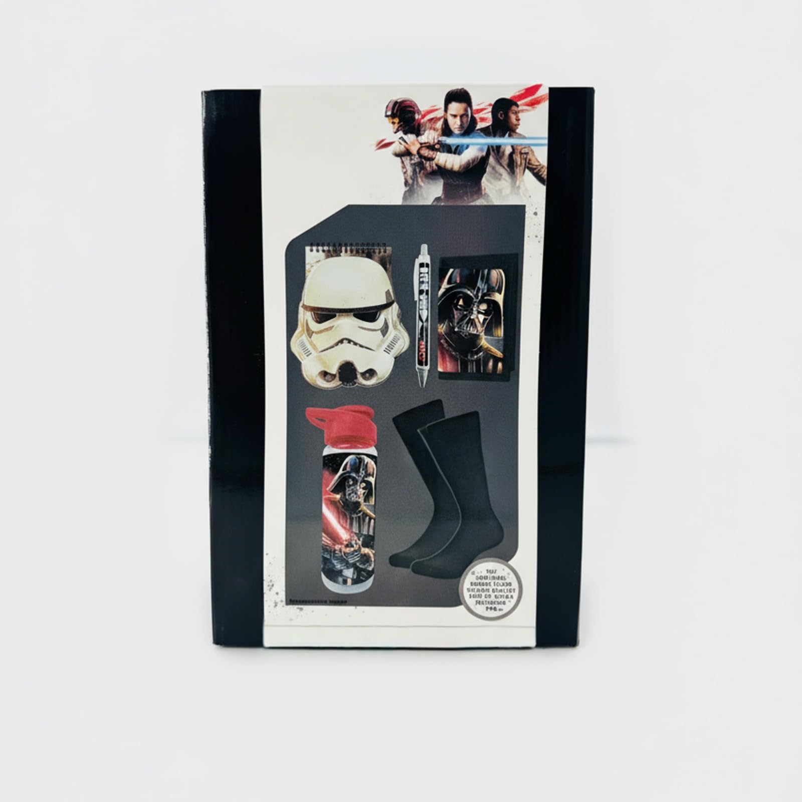 MVL Ultimate Gift Set, Official Collection with Dartth Vaderr Water Bottle, Wallet, Socks, Pen