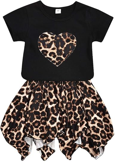 leopard skirt set