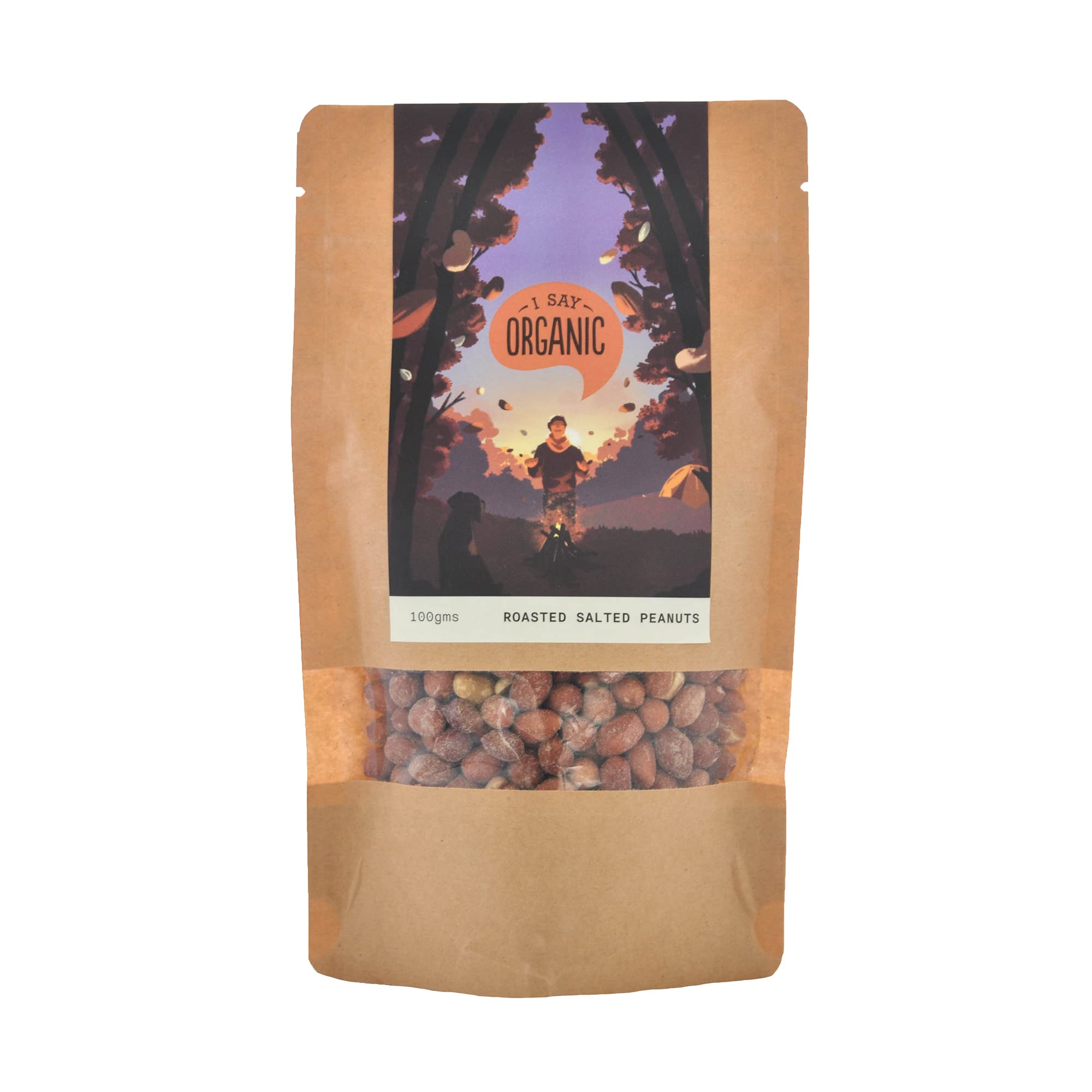 I Say Organic Roasted Salted Peanuts -| Roasted Salted Peanuts Seeds (Bharuch Gujarat Special) Mungfali Dana Namkeen Spicy Chakna (300gm) (B09DFSH29M) Amazon Price History, Amazon Price Tracker