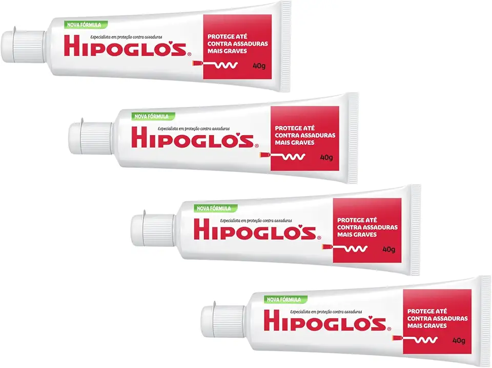 Kit 4 unidades Creme para assadura Hipoglós 40g