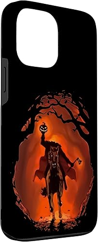 Miniatura 3 de Funda de jinete sin cabeza de calabaza aterradora de Halloween para iPhone 13 Pro Max