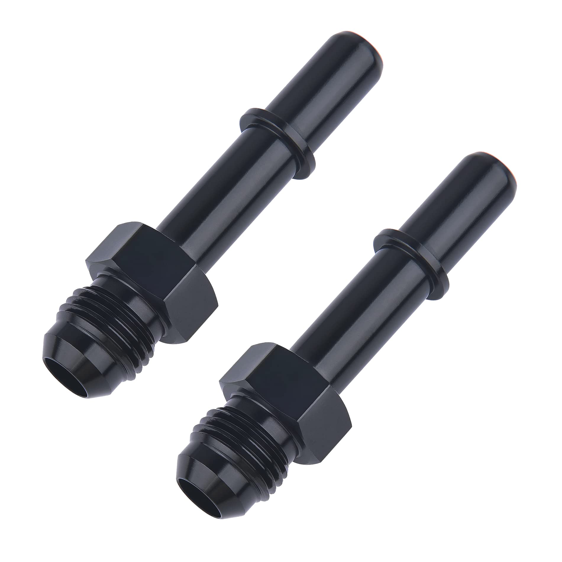 EVIL ENERGY 6AN Male to 3/8" SAE Quick Disconnect Male Push On EFI Fitting Adapter Aluminum 2PCSGlobal Recycled StandardGlobal Recycled StandardGlobal Recycled Standard