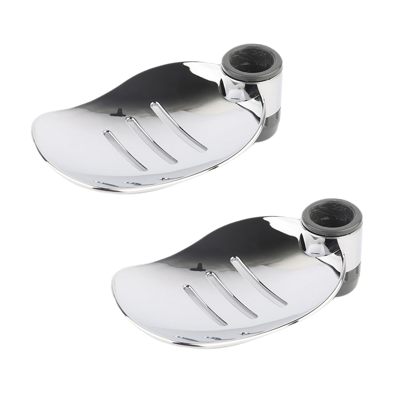 2 PCS Shower Rail Soap Dish Durable Soap Dish Clipon Soap Dish Holder