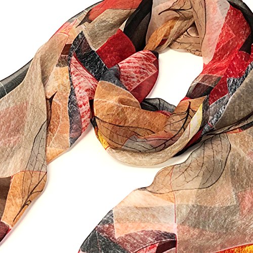 allydrew Beautiful Fashionable Long Chiffon Scarf Hair Wrap Chiffon Head Wrap Lightweight Scarf4