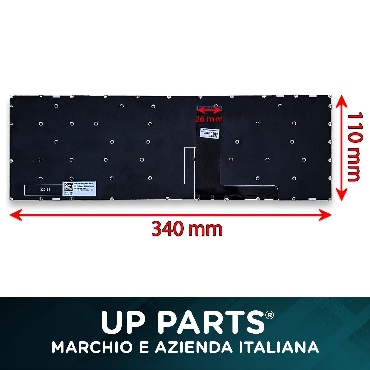 Tastiere Italiana Compatibile con Lenovo per Notebook Lenovo IDEAPAD V15-ADA 82C7 type V15-IIL 82C5 SN20N0459116 V15-ADA 82C7 82C5 81YD Grigio