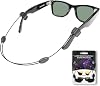 sarlar Smart Glasses Strap Sports 2 pcs for Rayban Meta Oakley Wayfarer Skyler Headliner Glasses, Adjustable ARXR Eyewear Retainer Strap Holder for Kids Women Men, Lanyard String Chain Around Neck