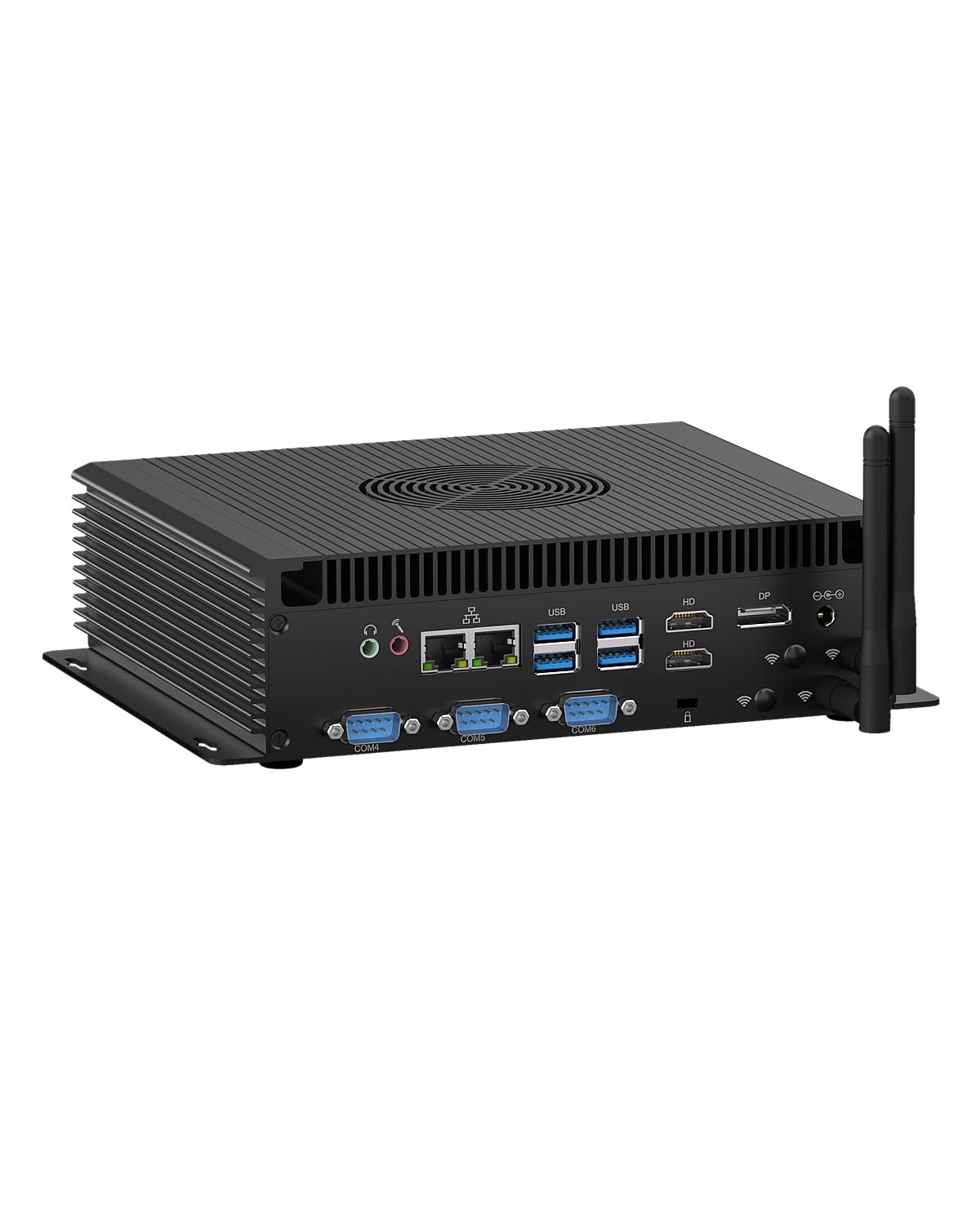 WEIDIAN Industrial Mini PC Win 11 Pro i5 1235U, 32GB DDR5 1TB NVME SSD, (Fan Cooling) Industrial Mini Desktop Computer 6xCOM(RS232/422/485) 4K 3xDisplays(2HD+DP) 8xUSB WiFi6&BT5.2 2x2.5G LAN DC 9~36V-image-17