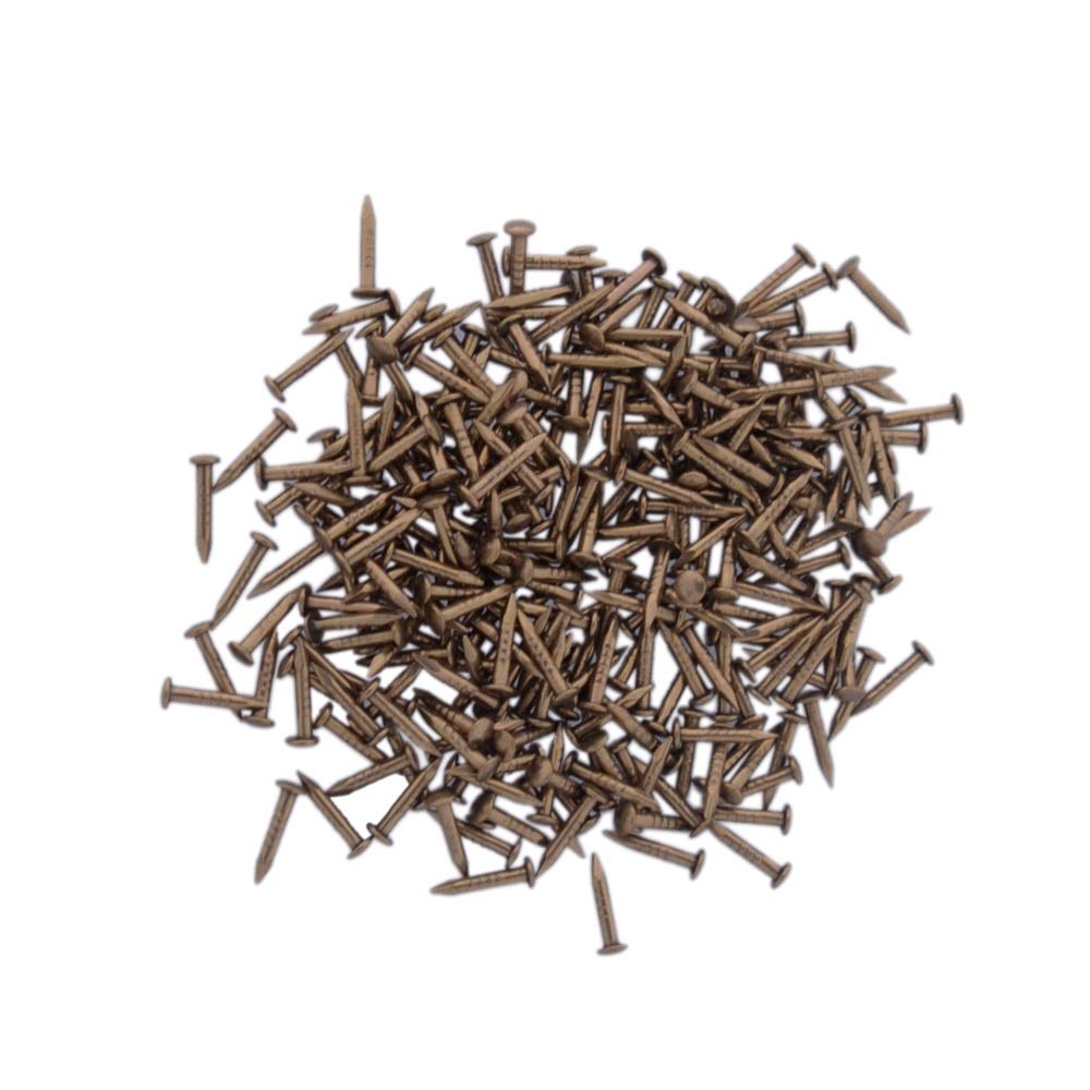 Cuivre pur à vis et clous en bois de style archaize 10x1mm pour finitions de luxe
