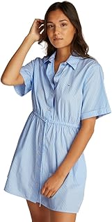 Tommy Hilfiger TJW MINI STRIPE SHIRT DRESS Elbise Kadın