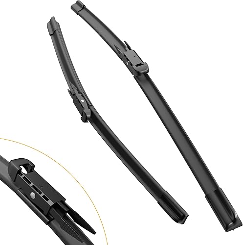 Limpiaparabrisas de 26 pulgadas + 22 pulgadas, repuesto para Ford Explorer 2011-2023, silencioso, para todas las estaciones (juego de 2)