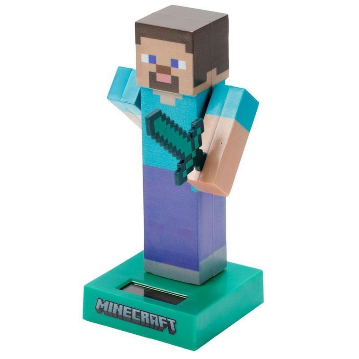Solar Pal - Steve Minecraft - Decorazione ad Energia Solare
