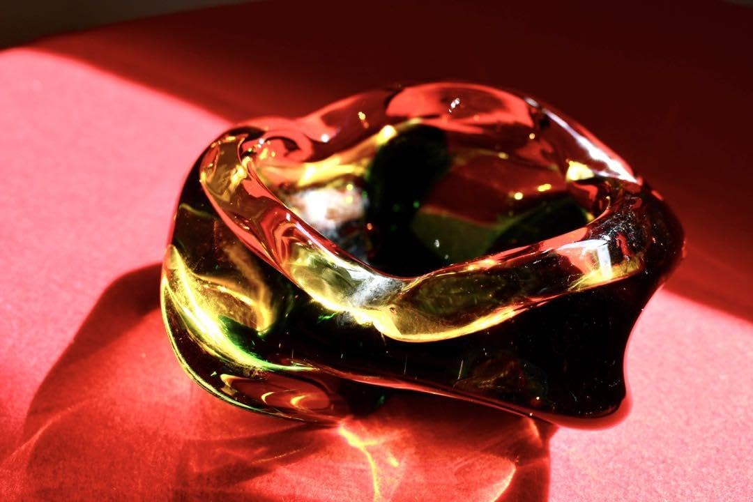 ガラスコレクション【灰皿　昭和レトロ　五角形】 Amazon.co.jp: ガラスコレクション 灰皿 昭和レトロ 五角形