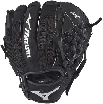 Mizuno Prospect PowerClose Youth Baseball Glove Series I V-Flex Notch I Parashock Palm Pad I Buttersoft Palm Liner