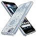 LK Google Pixel 2 Case, [Shock Absorbing] White Henna Mandala Floral Lace Clear Design Printed Air Hybrid with TPU Bumper Protective Case Cover for Google Pixel 2