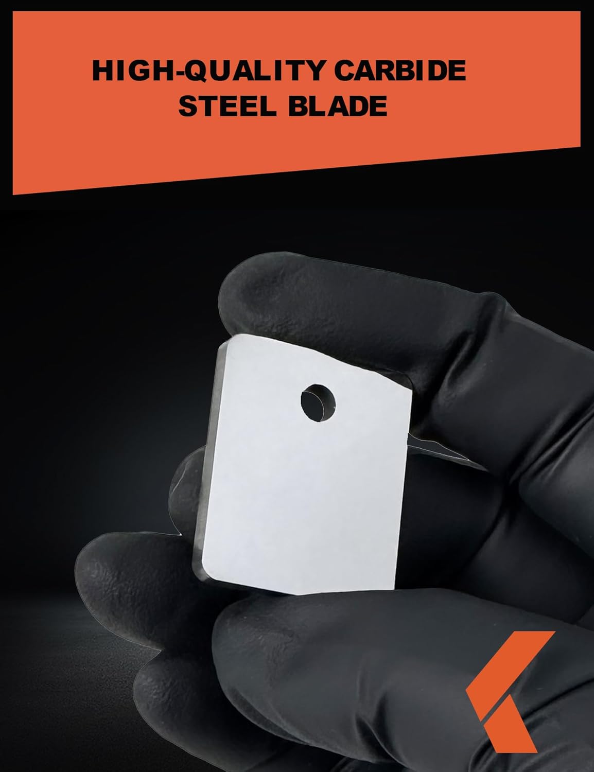 Tungsten Denibbing Blade File Tool 2-in-One Automotive Paint Stripper and Sanding Pad Block for Removing Dust, Paint Imperfections or Stains - Image 2