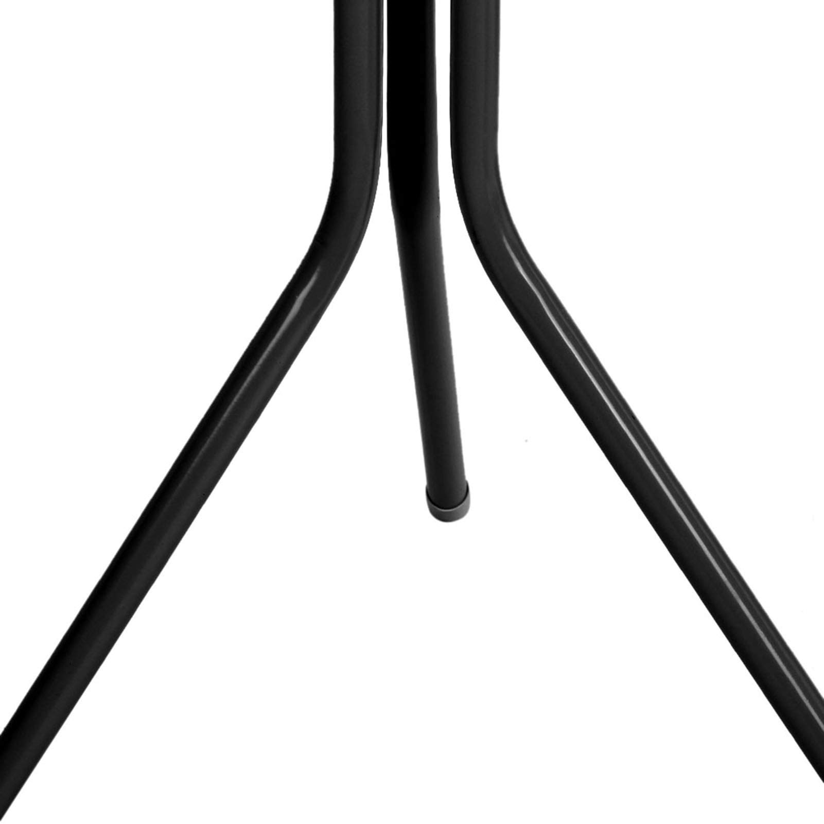 Perchero de acero negro y soporte para sombreros para dormitorio, entrada y hogar, colgador de ropa para abrigos, sombreros, bufandas y accesorios
