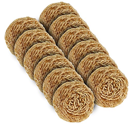 MR.SIGA Copper Mesh Wire Scourer,Pack of 12,30g