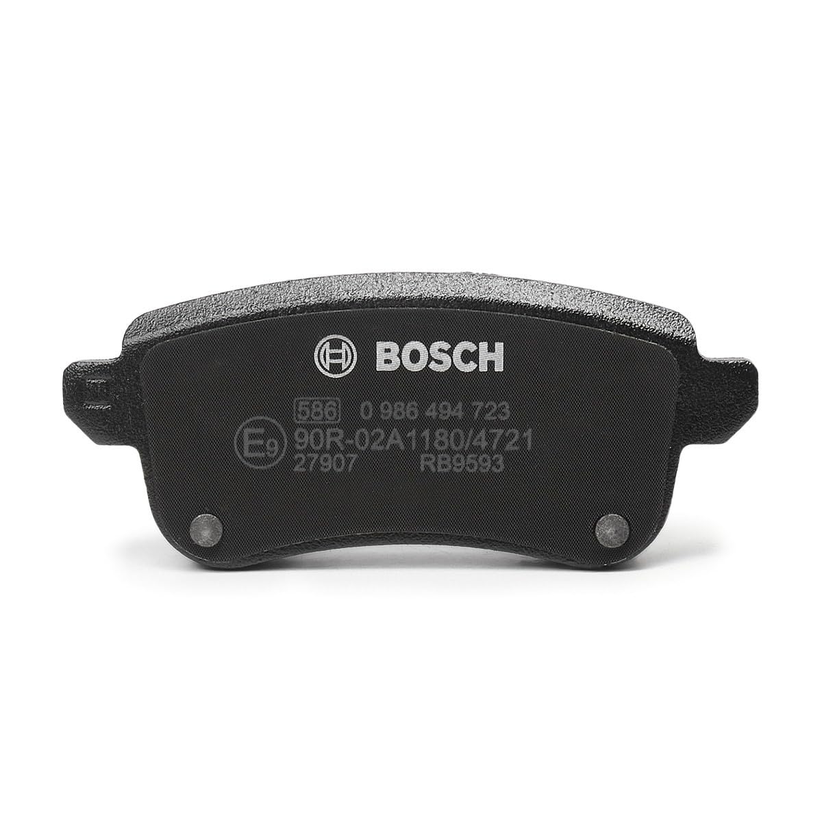 Bosch BP1738 - Plaquettes de Frein Arrière pour Voiture - Qualité Bosch - Réduction du Bruit et de la Poussière - Certifié ECE-R90 - Sans Cuivre - Jeu de 4 Plaquettes - Avec Accessoires | Compatible avec: RENAULT ESPACE V, GRAND SCÉNIC IV, MEGANE IV Grand