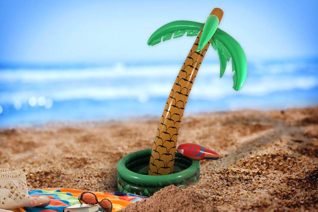 KINREX Inflatable Palm Tree Cooler, Beach & Pool Theme Party