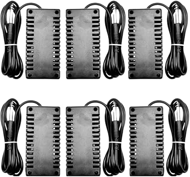 6-Pack Arrays Detox Foot Bath Arrays Rectangle Stainless Steel Aqua Ionic Cleanse Arrays Replacement Accessory for Ionic Detox Foot Bath Spa Cleanse Machines Black