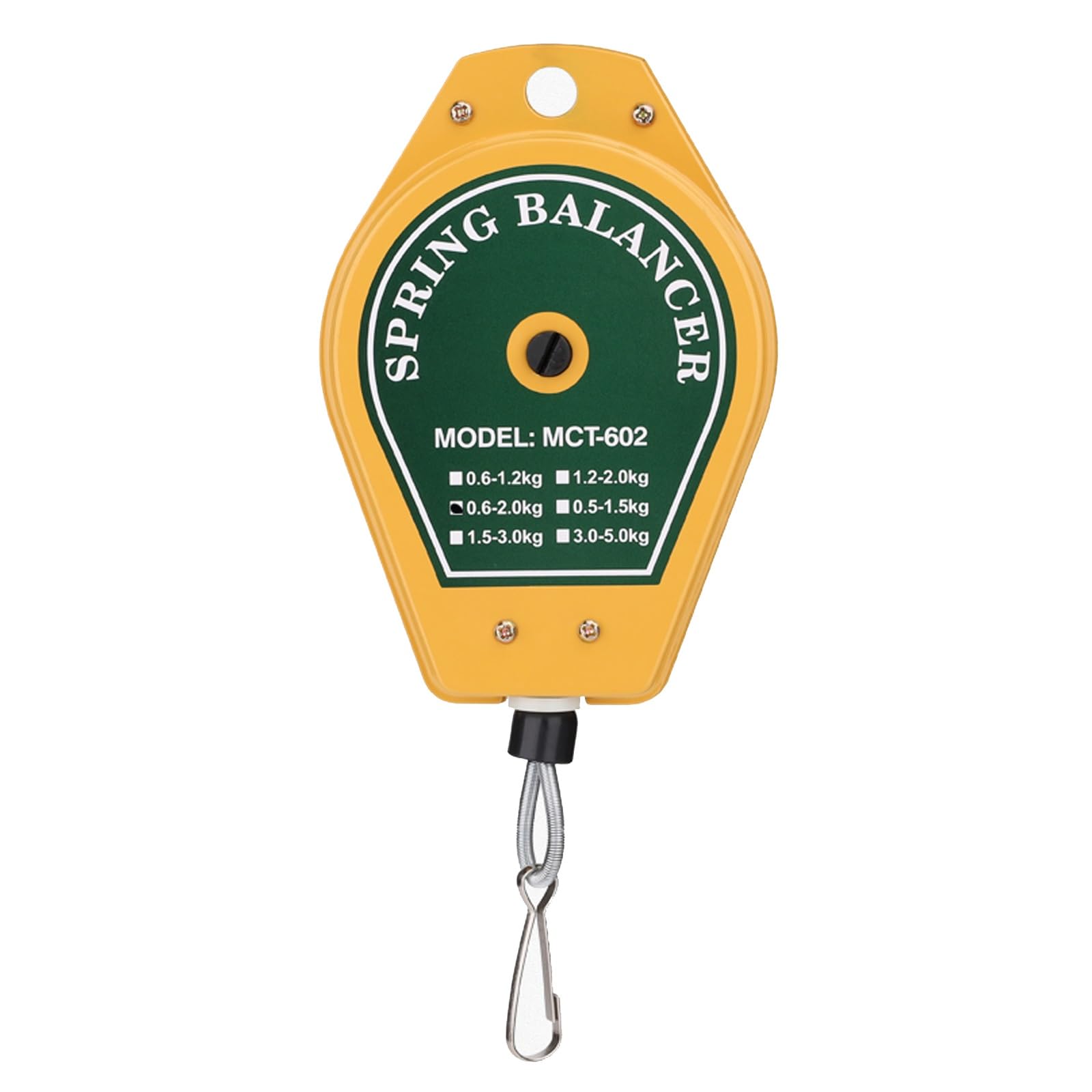 Spring Balancer, with 140cm Cable and Alloy Safety Buckle,for Hang The Tool to Keep The Equipment Stable(0.6 2kg)