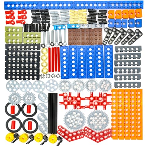 182 Technic Parts-Gear,Pins,Axles,Connectors for Lego Kits MOC STEM Projects Building Blocks