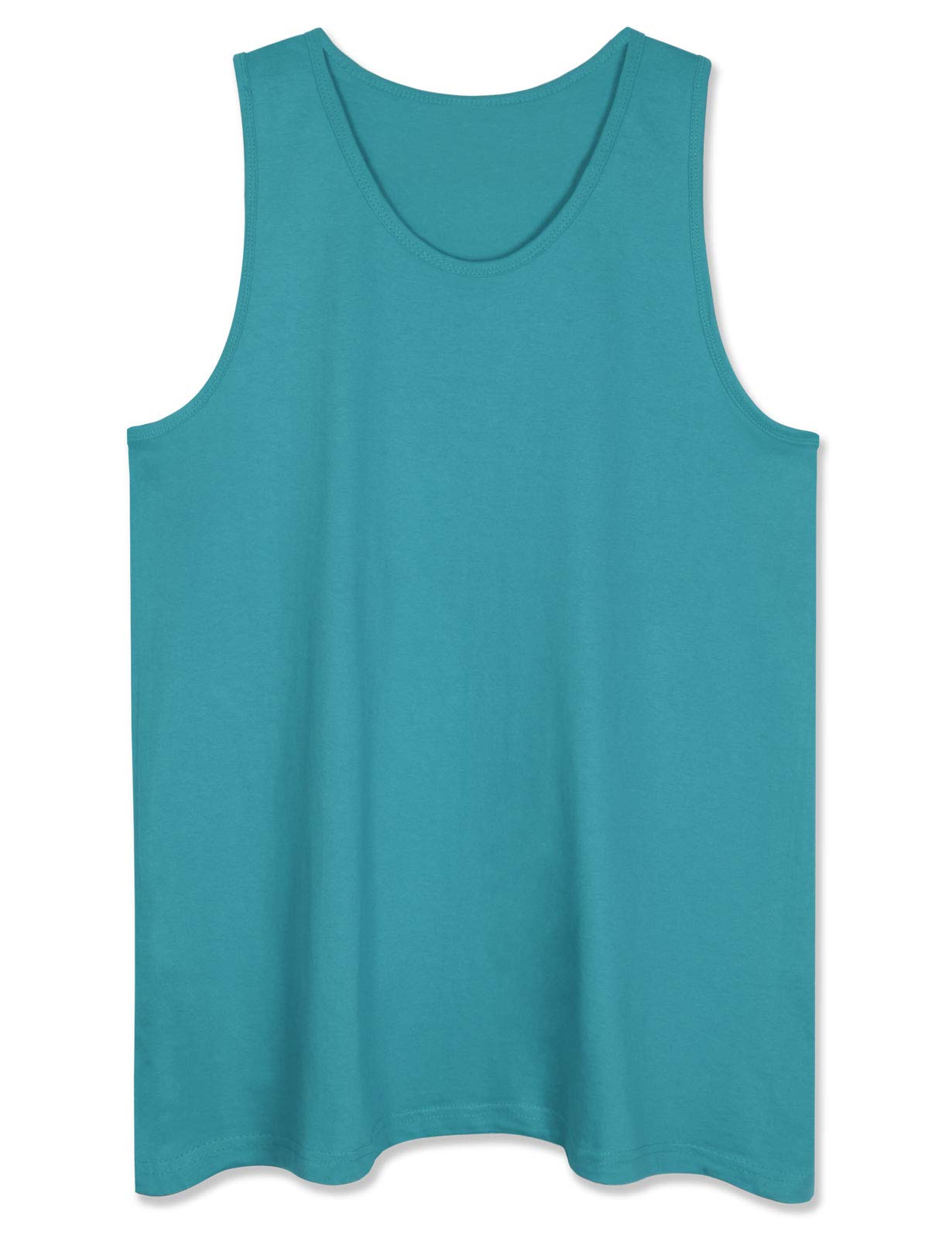 Men's Sleeveless Premium Basic Casual Solid Tank Top Shirts