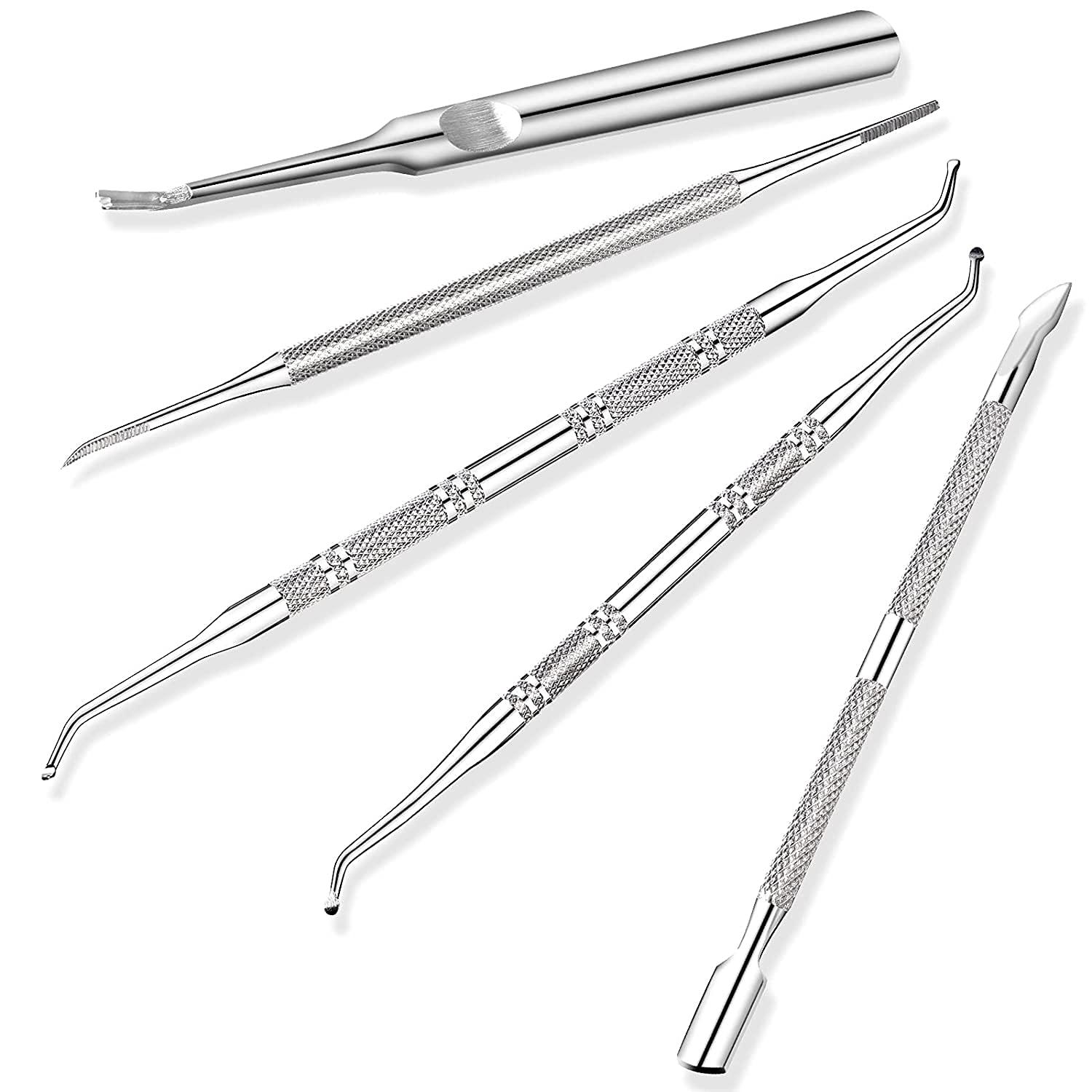 Buy Ingrown Toenail File & Lifter Set, 5Pcs Stainless Steel