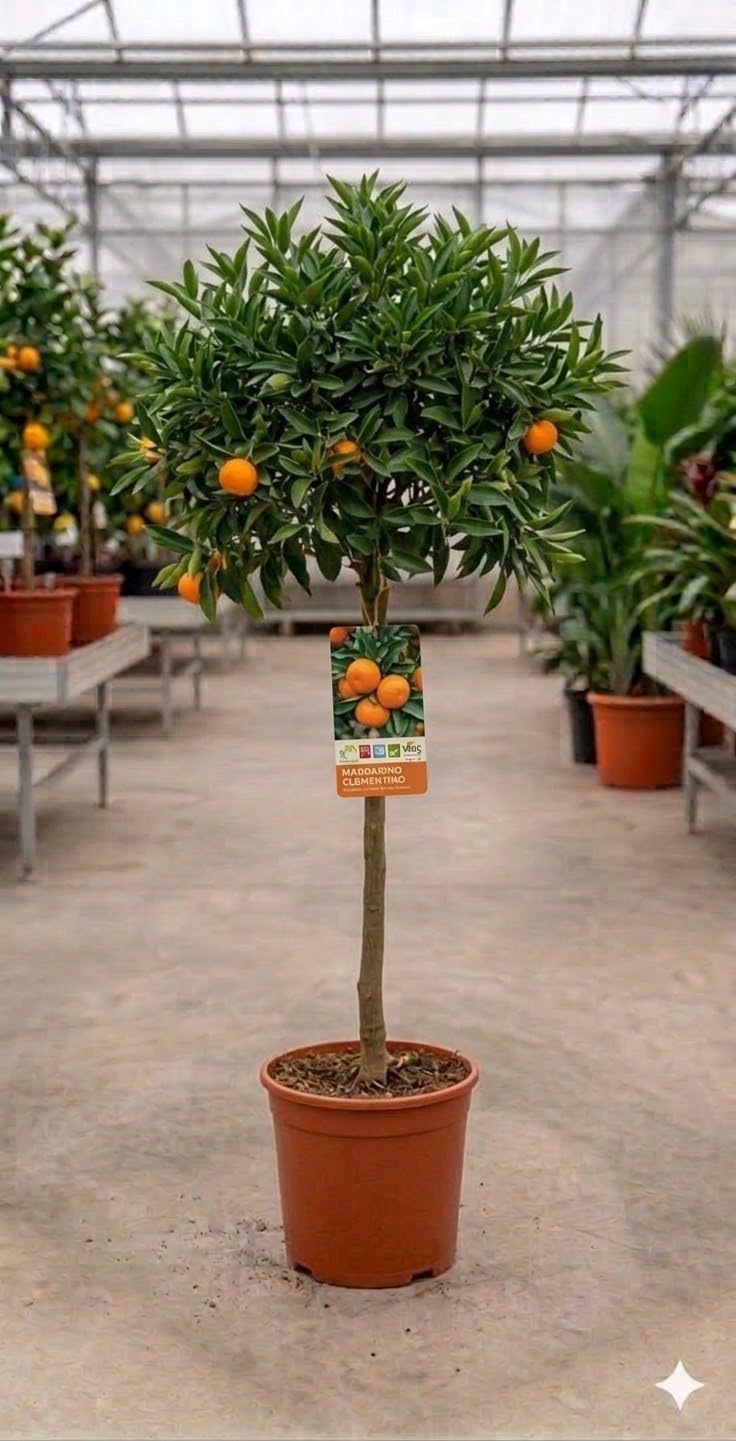 Mandarino Clementino (Citrus clementina) 10L – Árbol Frutal de Mandarinas Dulces y Aromáticas