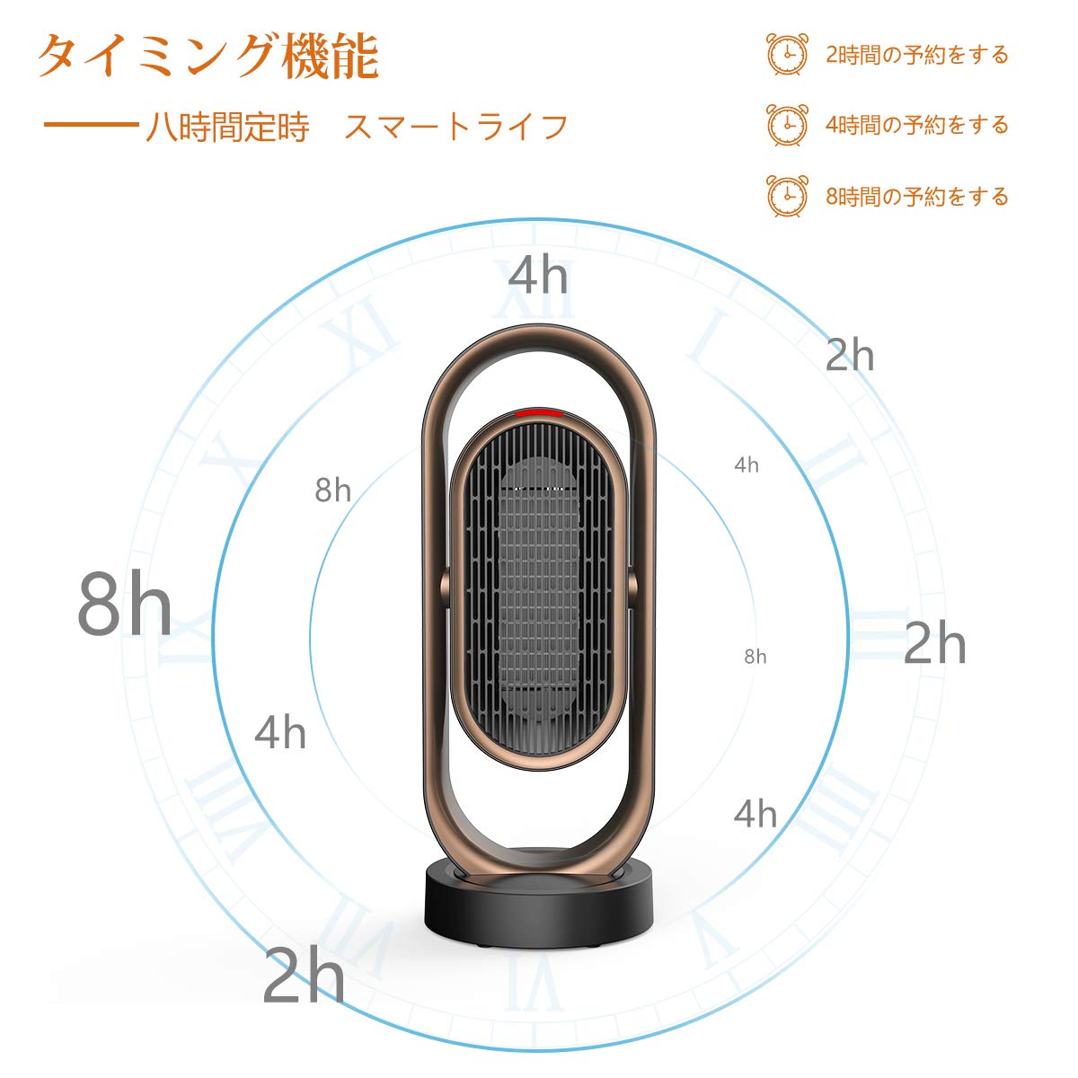 Amazon | セラミックヒーター 電気ファンヒーター 電気ストーブ 小型