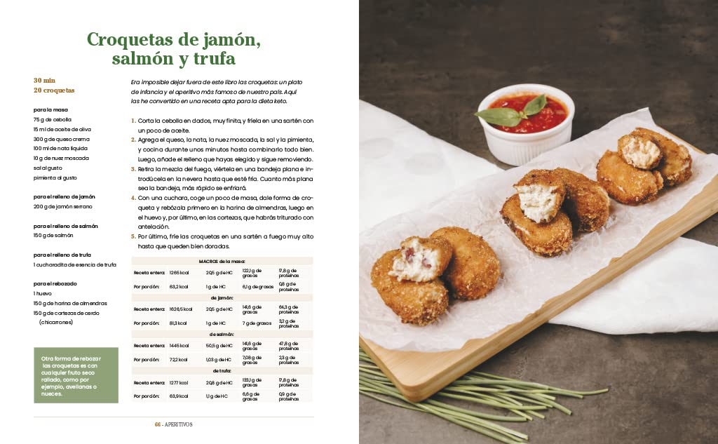 Cocina keto: 100 recetas tradicionales adaptadas a la dieta cetogénica (Cocina saludable)