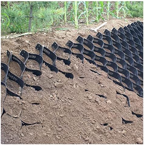 Heavy Duty Honeycomb Geo Grid for Erosion Control | Permeable Paver Mesh for Driveways, Patios, Gardens | Durable, Versatile, Various Widths Available