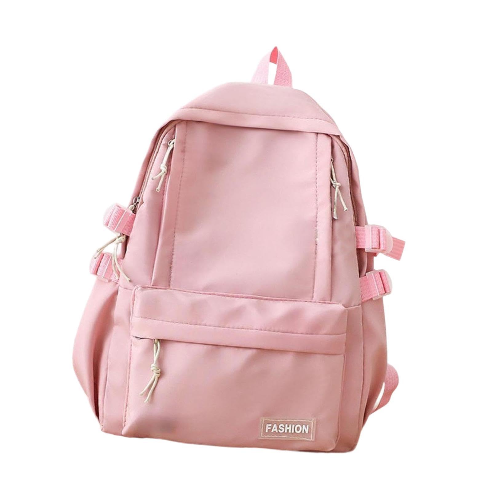 Backpack Fashion Stylish Knapsack School Bag for Street Party Outdoor Indoor Pink|Clothing, Shoes & Accessories | Womens Handbags & Bags| Womens Handbags & Bags-image-46