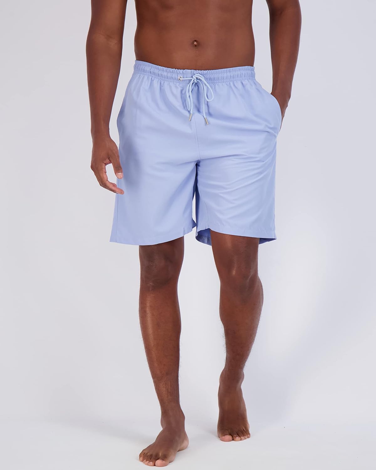 Real Essentials 3 Pack: Men's Quick-Dry 7" Swim Trunks with Lining, Board Shorts for Beach (Available in Big & Tall)