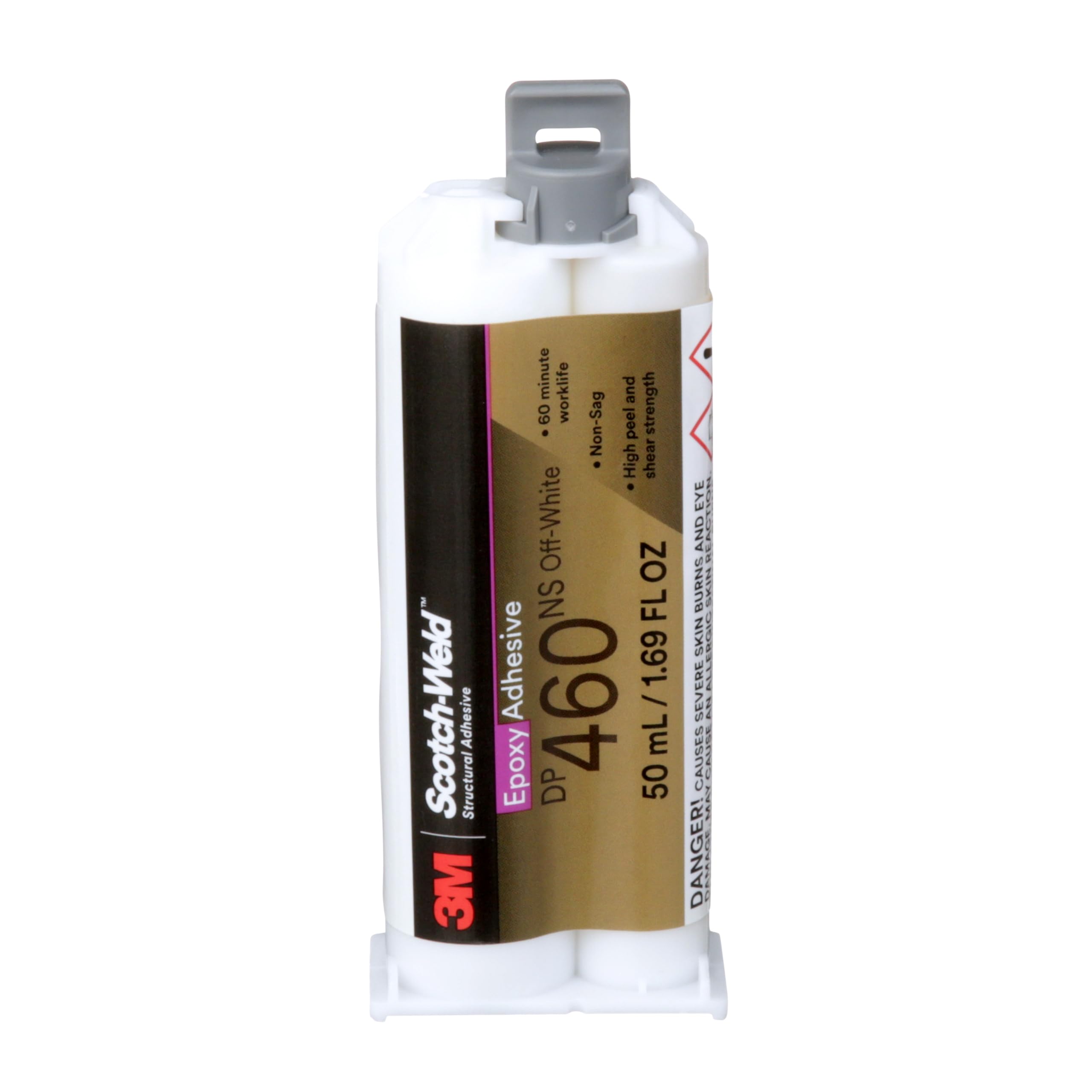 3M Scotch-Weld 08968 Epoxy Adhesive DP460NS Off-50mL, DP460NS, White