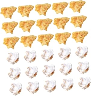 30pcs Fake Popcorn Foam for Crafting Realistic Food Props Popcorn Model