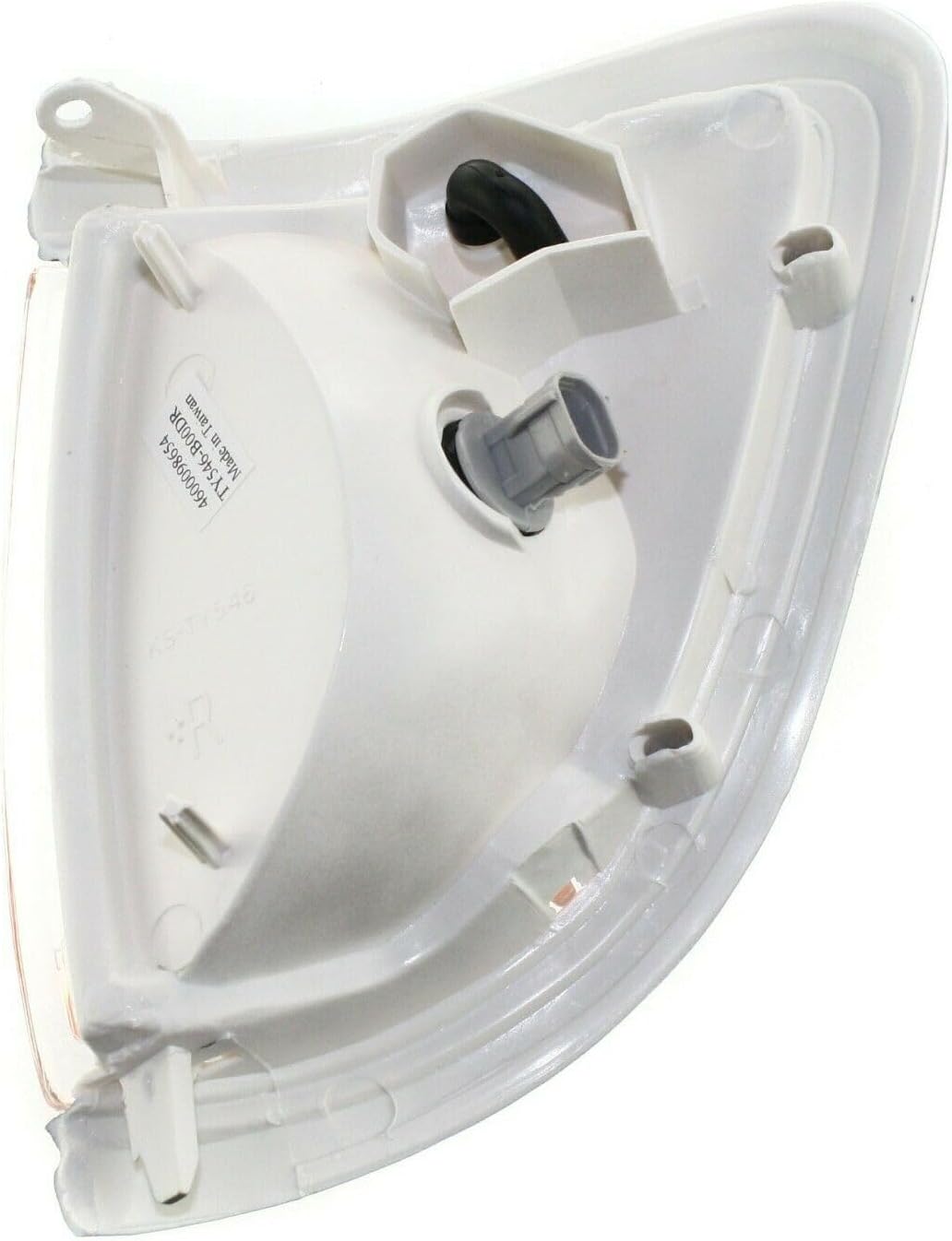 Signal Light Assembly 2pcs Left Right Side Plastic Lens Clear & Amber Lamp Corner Black Trim with for Toyota for Tacoma 1995-1996 with Bult TO2520141