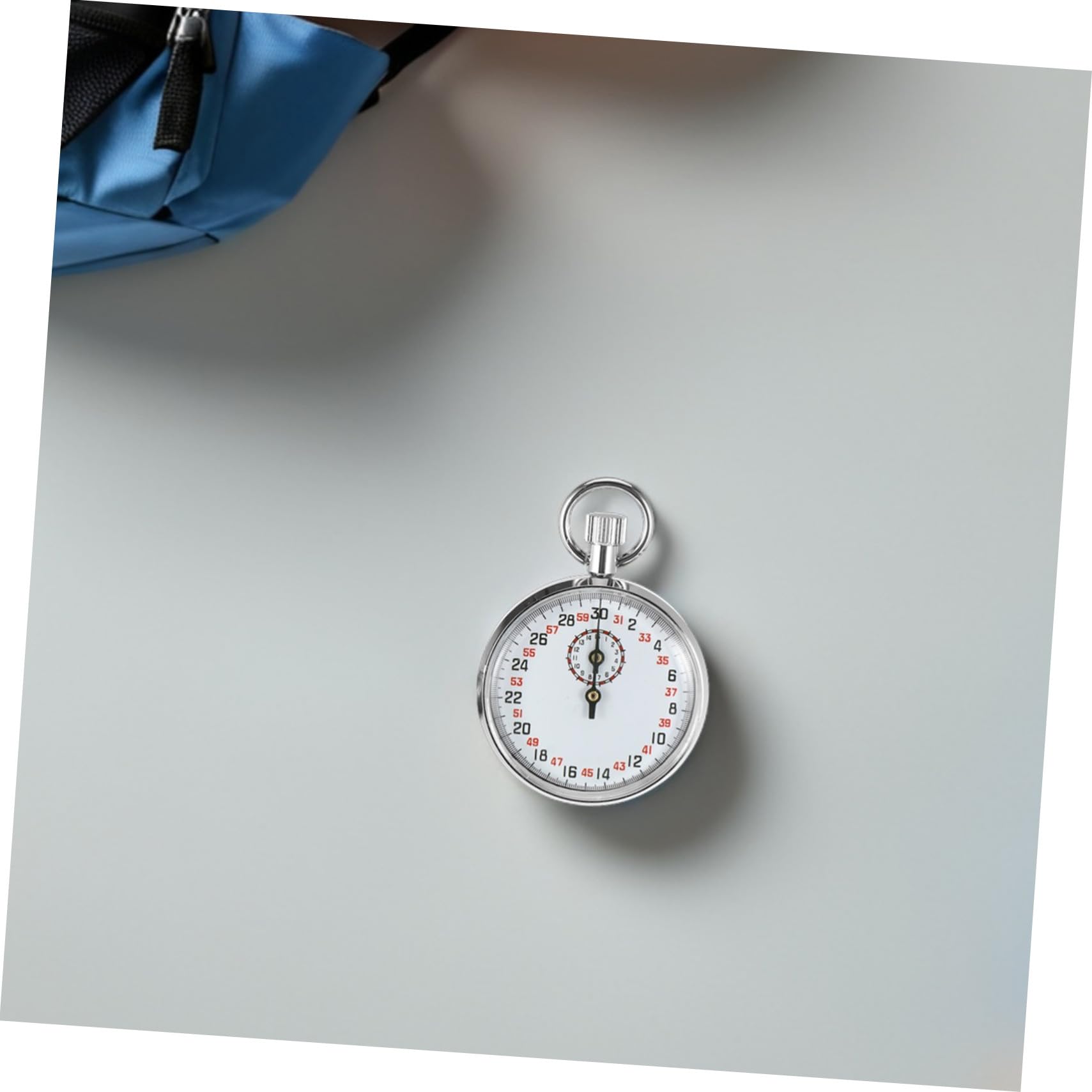 Cronometro Meccanico in Metallo Secondi per Esperimenti di Fisica Timer Analogico Portatile per Corsa e Attività Outdoor Stopwatch Multifunzionale Ergonomico per Insegnamento e