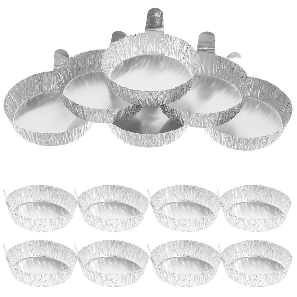 de Pesaje de Aluminio con Asas Capacidad 42ml 200 Platos para Laboratorio Prácticos y Resistentes para Líquidos en Experimentos Científicos