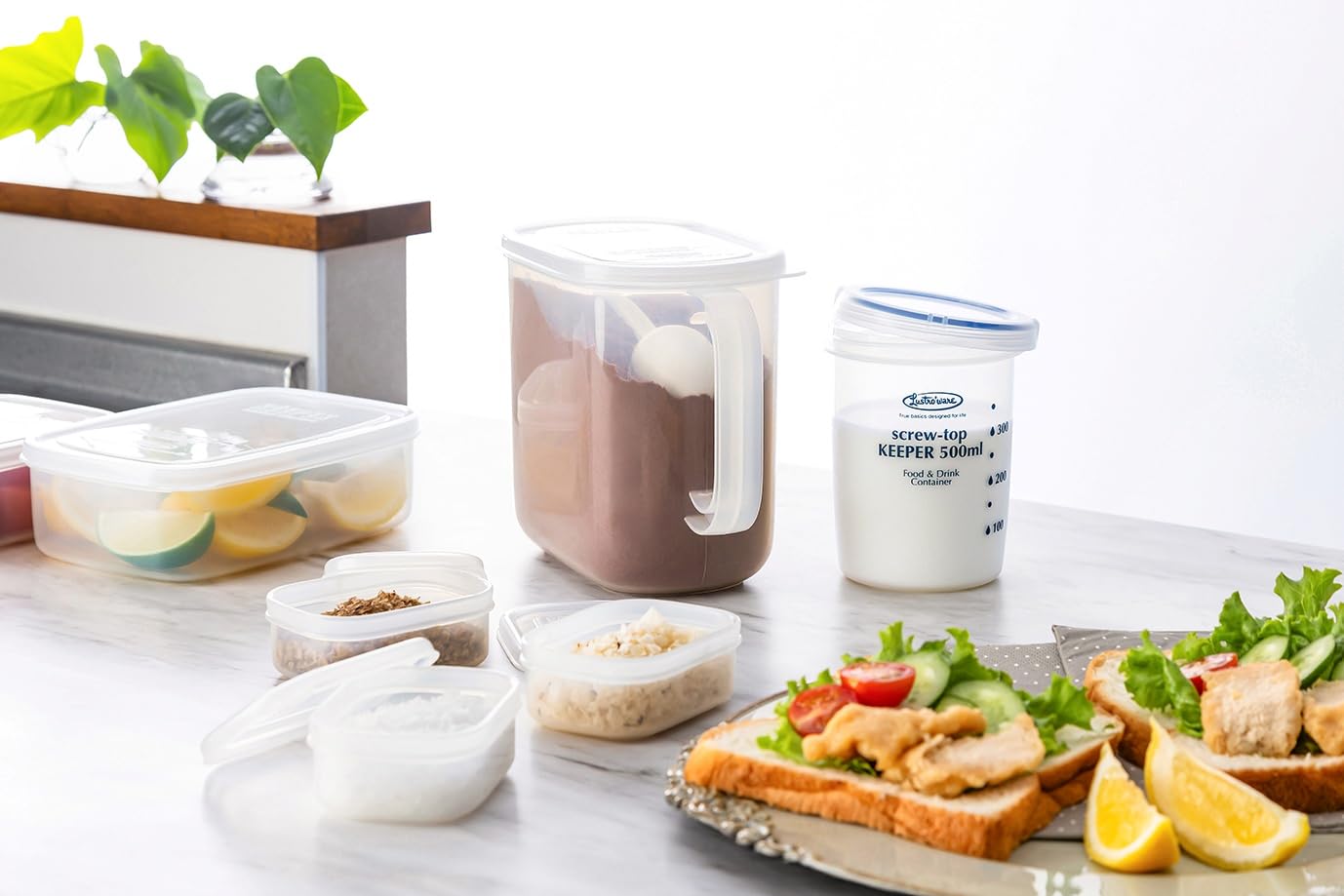 Amazon｜岩崎工業 ラストロウェア パンケース 食パン保存容器 1.5斤