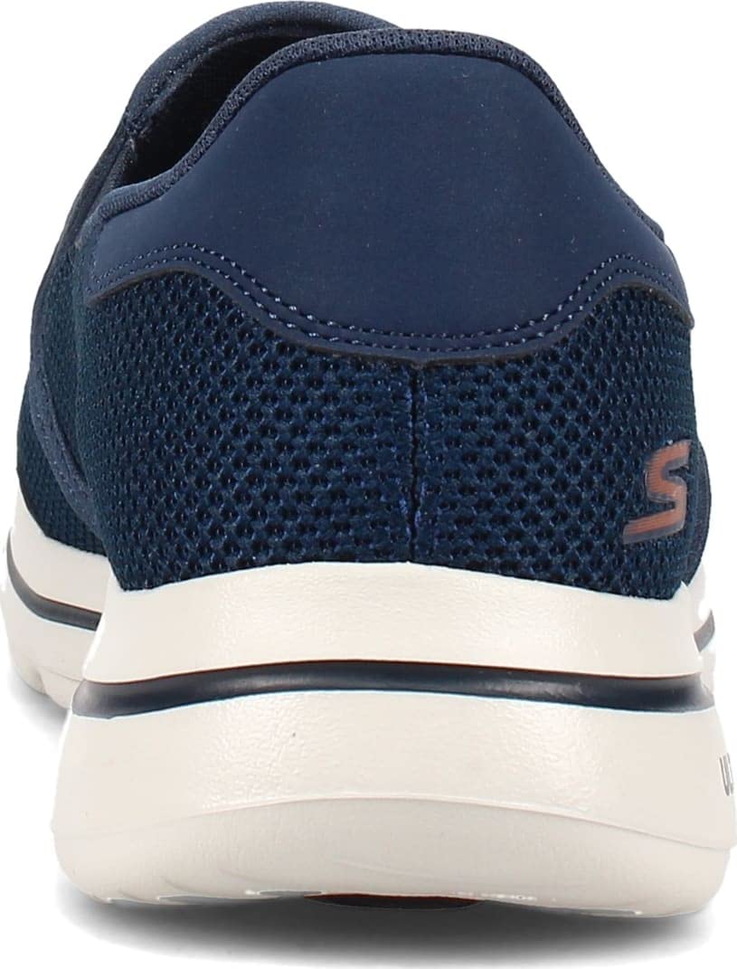 Skechers Homme Gowalk 5-Elastic Stretch Athletic Slip-on Casual Loafer Walking Shoe Basket, Bleu Marine 2, 44 EU X-Large