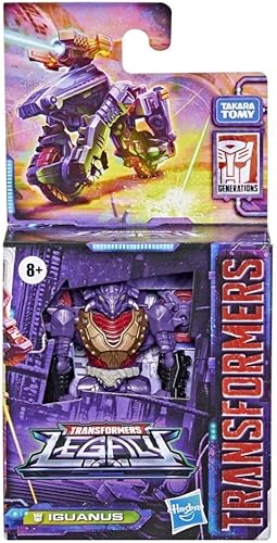 Miniatura 2 de Transformers Toys Generations Legacy Core - Figura de acción de Iguanus para niños a partir de 8 años, 3.5 pulgadas